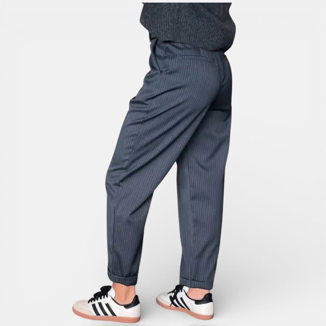 MATHILDA | ELEGANT, FIGURE-FLATTERING PANTS WITH STRIPES