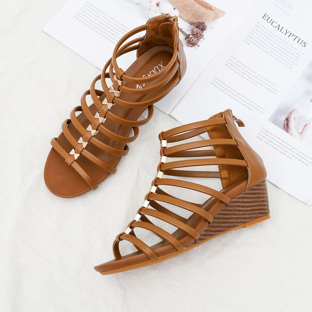Floriana Roman Style Sandals for Women | Casual Summer Flats