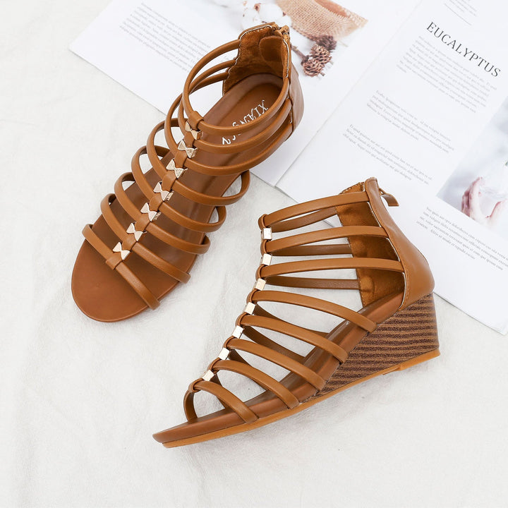 Floriana Roman Style Sandals for Women | Casual Summer Flats