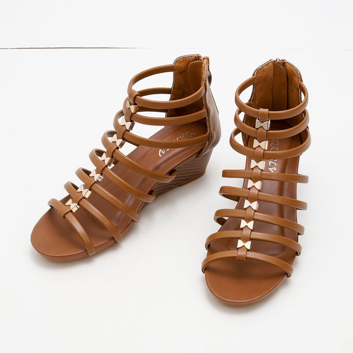 Floriana Roman Style Sandals for Women | Casual Summer Flats