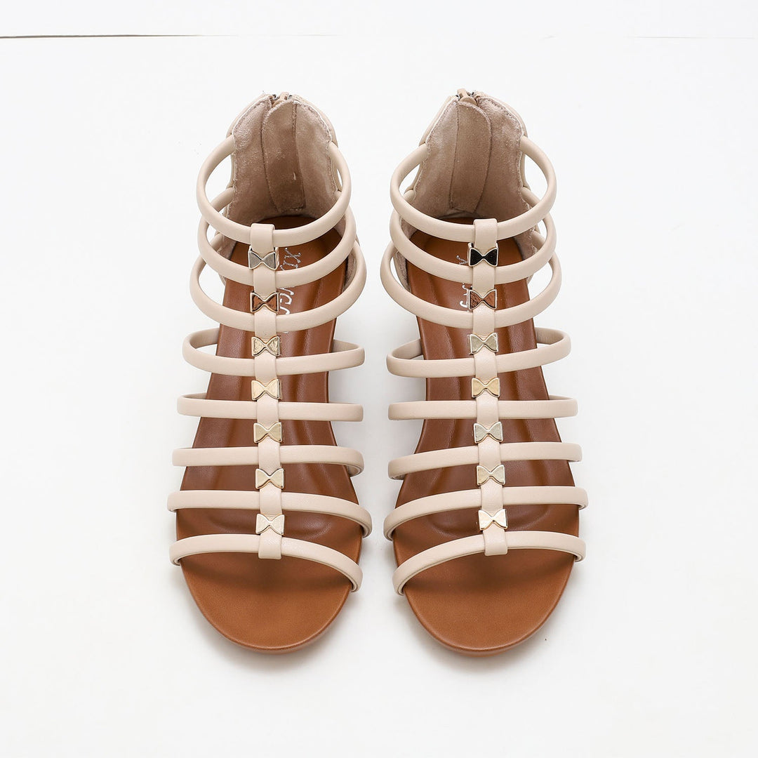 Floriana Roman Style Sandals for Women | Casual Summer Flats