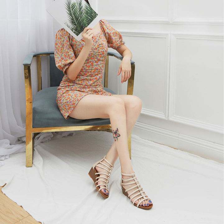 Floriana Roman Style Sandals for Women | Casual Summer Flats