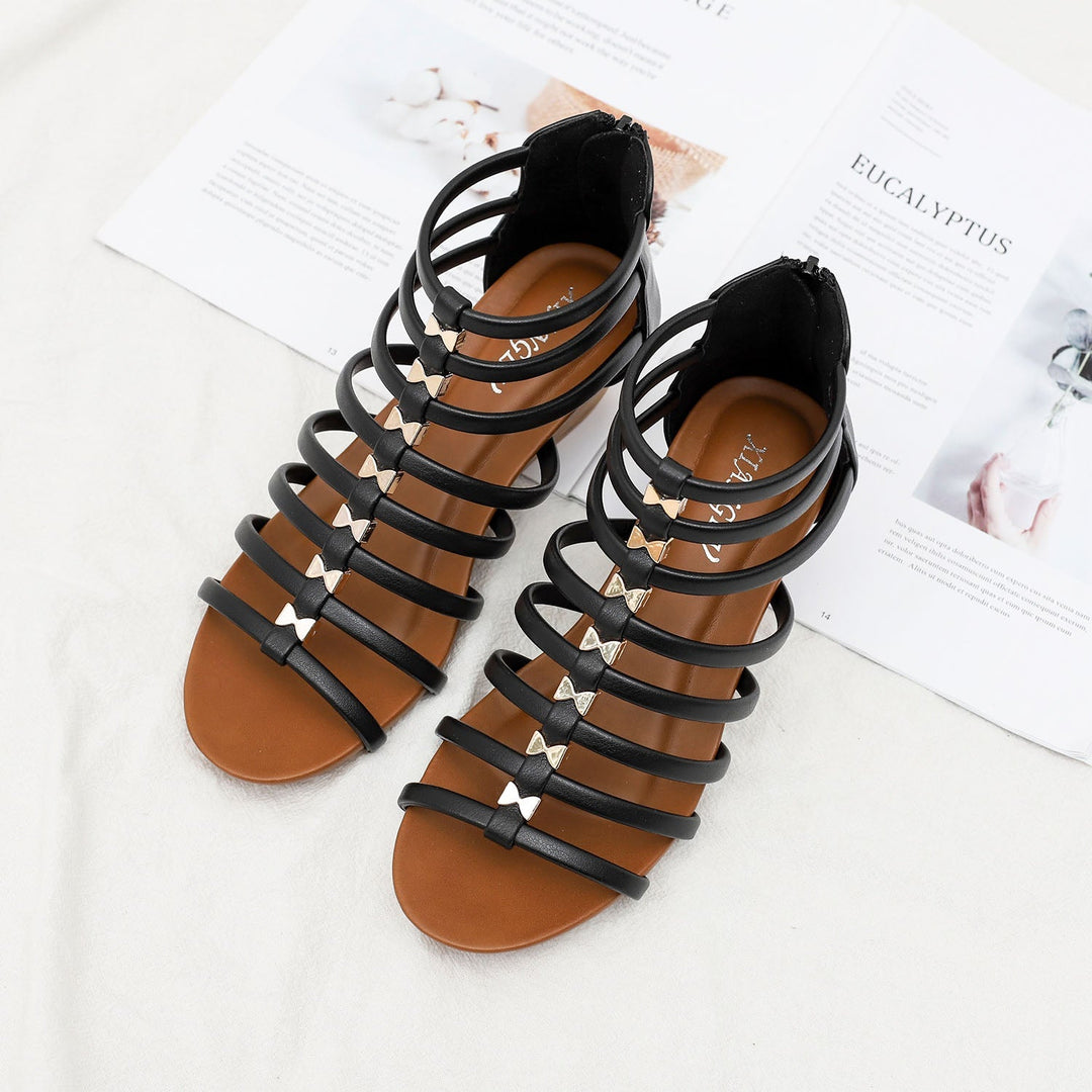 Floriana Roman Style Sandals for Women | Casual Summer Flats