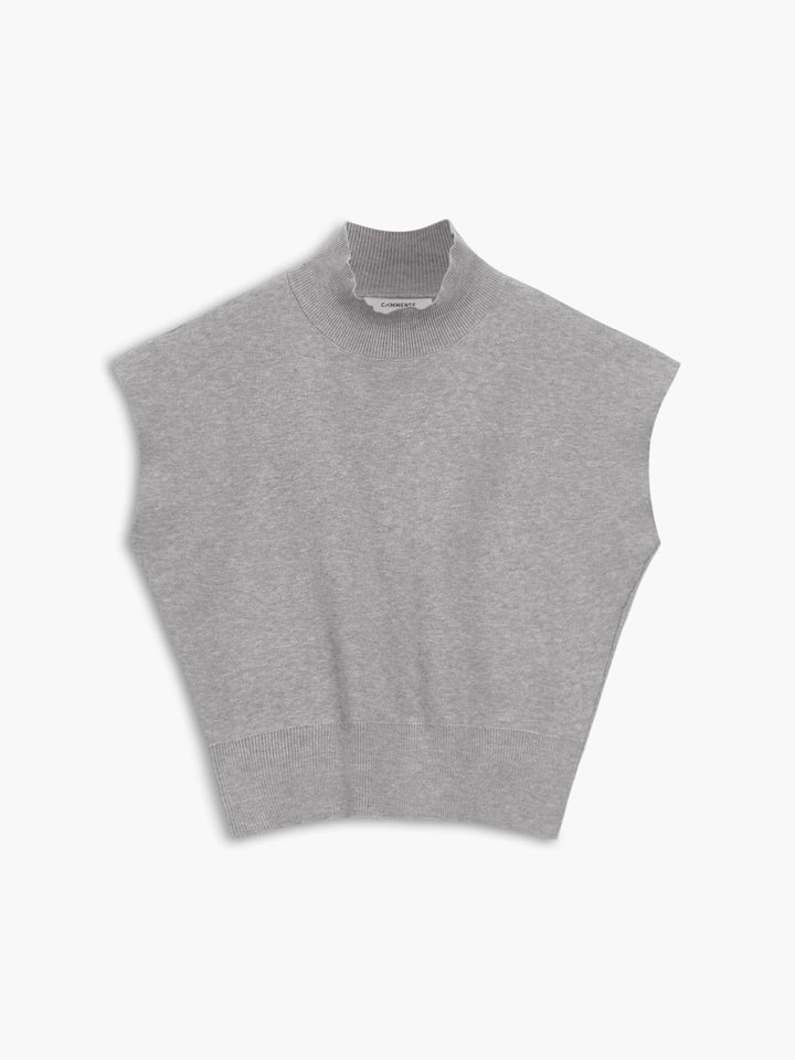 Michelle | Mock Neck Short Sleeve Top