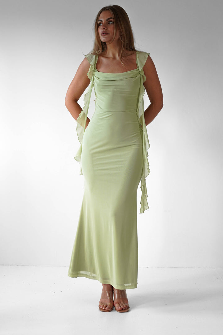 Salma Sutton Ruffle Midaxi Dress for Women - View 4