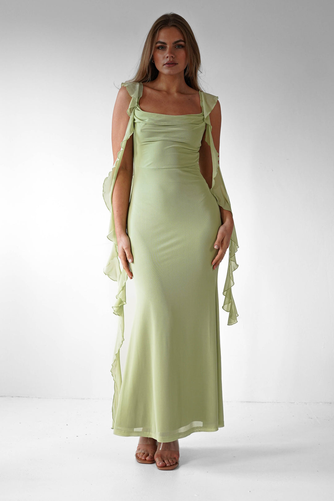 Salma Sutton Ruffle Midaxi Dress for Women - View 7