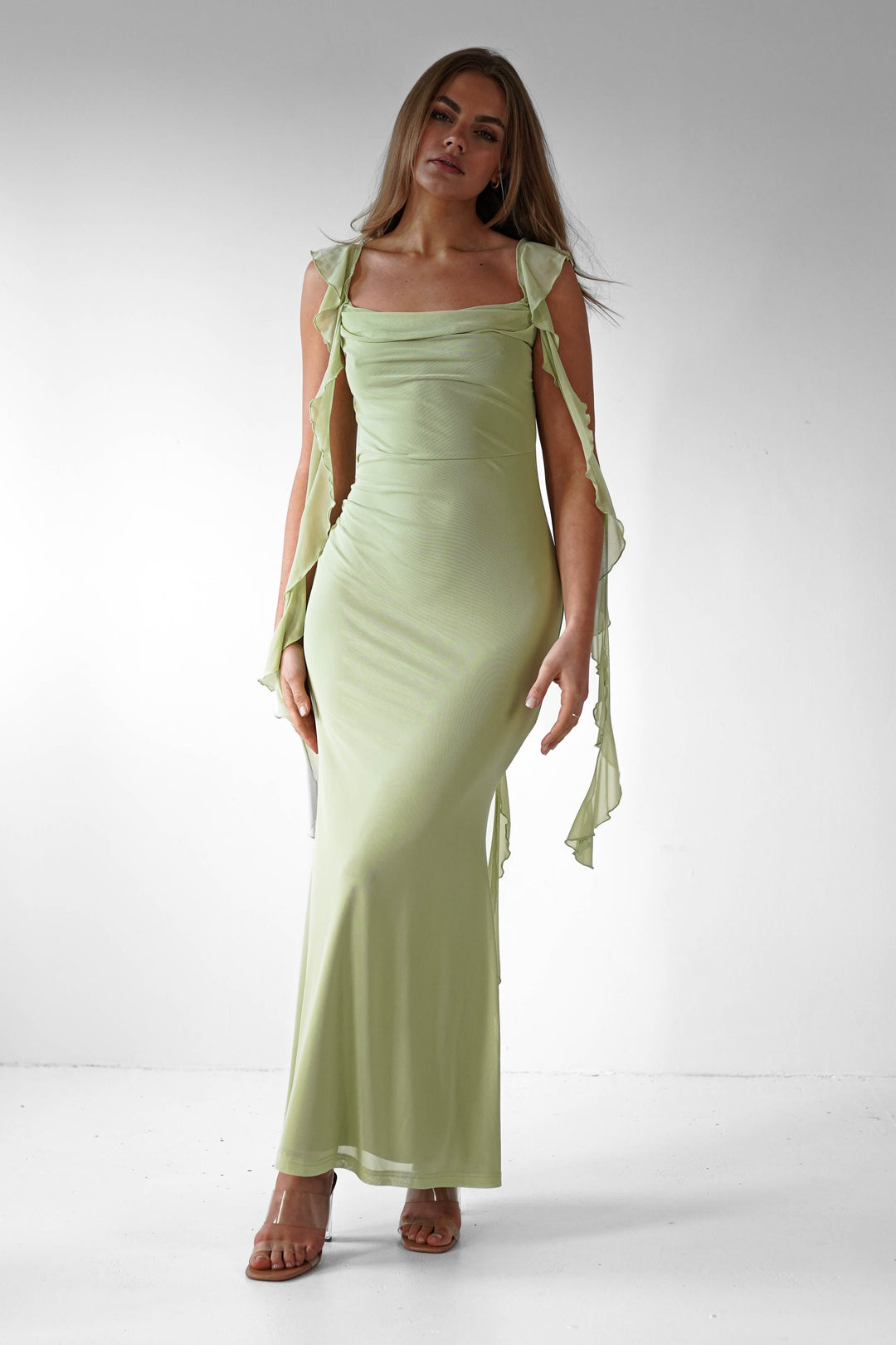 Salma Sutton Ruffle Midaxi Dress for Women - View 1