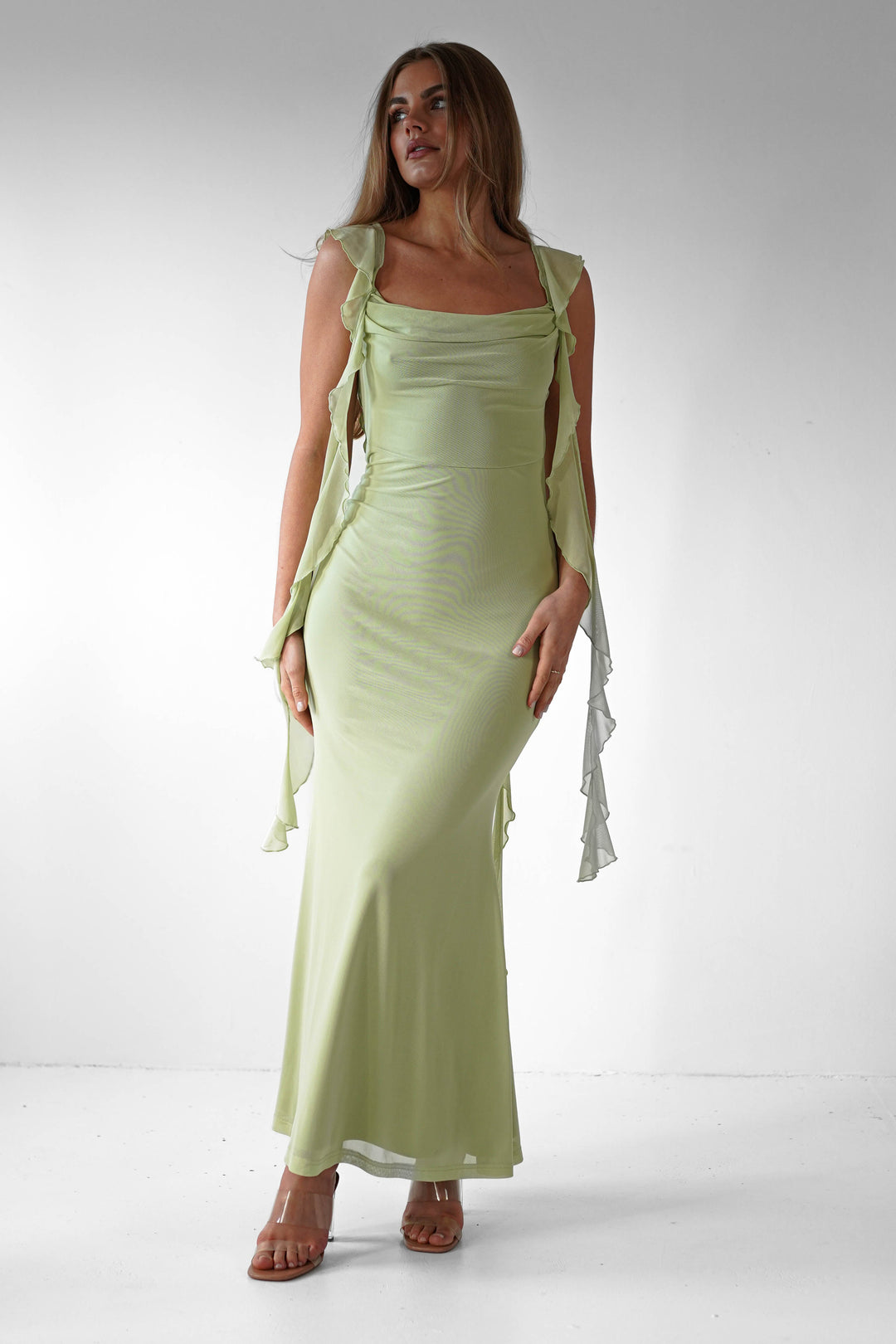 Salma Sutton Ruffle Midaxi Dress for Women - View 5