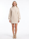 Verna | Women's Oversized Turtleneck Sweater Dress