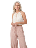Daphne | Women's Two-Piece Top & Wide Leg Trousers Set