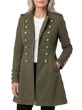 Nora | Women's Double-Breasted Military Trench Coat