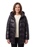 Blanche-Minerva | Women's Hooded Long Puffer Coat