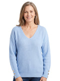 Aurelia-Harriet | Women's Ribbed V-Neck Sweater