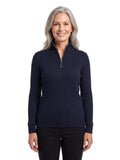 Lavinia | Women's Ribbed Quarter-Zip Sweater