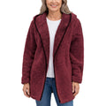 Wilhelmina | Women's Wool Fleece Hooded Jacket