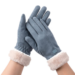 Cordelia-Clara | Women's Folded-Cuff Winter Gloves