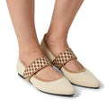Frida-Adele | Women's Pointed-Toe Mary Jane Ballet Flats