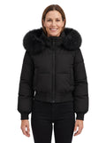 Adele-Alba | Women's Faux Fur Collar Puffer Jacket