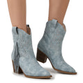 Estelle-Nora | Women's Western Tassel Ankle Boots