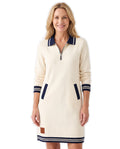 Simone-Yvonne | Women's Zip-Front Collar Shirt Dress