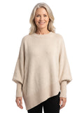 Minerva-Irene | Women's Oversized Ribbed Knit Sweater