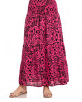 Alma-Delia | Women's Bohemian-Print Maxi Skirt