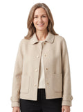 Georgia-Cecile | Women's Peter Pan Collar Button-Front Jacket