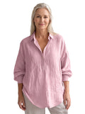 Ophelia-Simone | Women's Relaxed V-Neck Blouse