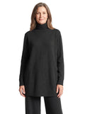 Olive-Pearl | Women's Turtleneck Wide-Leg Two-Piece Set
