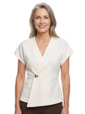 Ophelia-Stella | Women's Silk Wrap Blouse