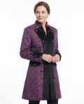 Nora-Meredith | Women's Embellished Stand-Collar Coat
