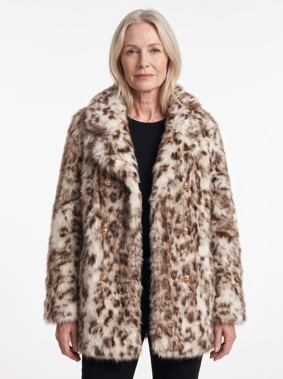 Birgit-Martha leopard print statement coat