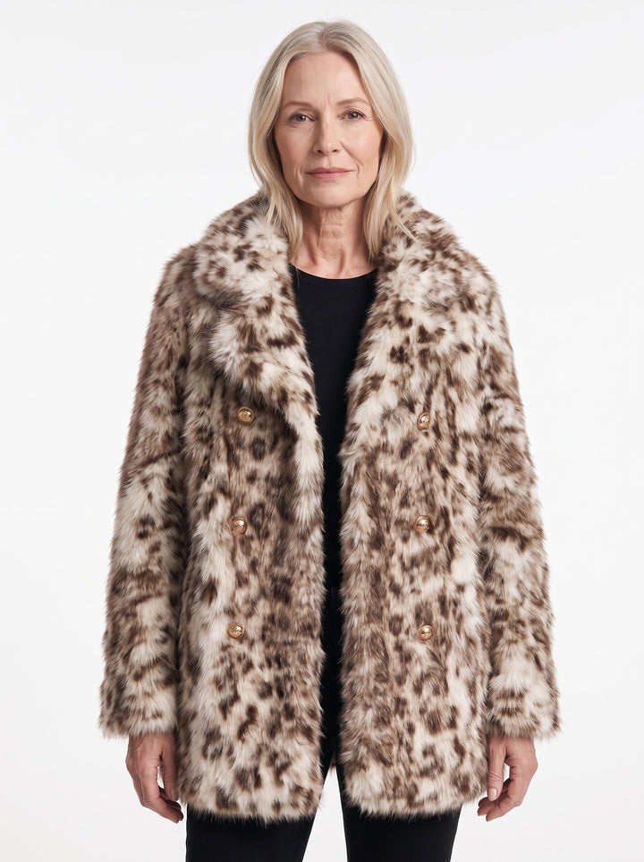Birgit-Martha leopard print statement coat