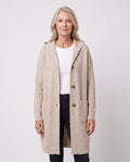 Nora | Women's Longline Open-Front Knit Coat