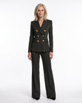 Valerie | Women's Pinstripe Double-Breasted Blazer & Trouser Set