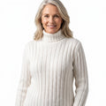 Ursula-Gwendolyn | Women's Ribbed Turtleneck Sweater