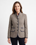 Josephine-Alba | Women's Contrast-Trim Tailored Blazer