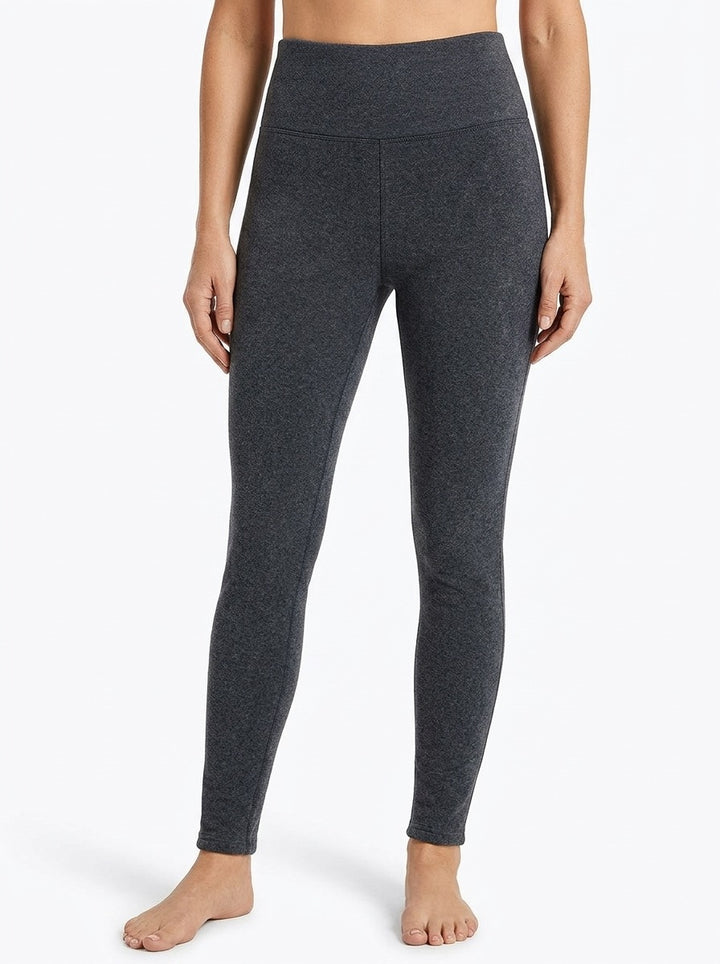 Paloma-Valerie high-waist fleece lined leggings worn by model, hero image