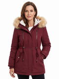 Astrid | Women's Faux Fur Hood Puffer Coat