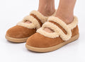Petra | Women's Faux Fur-Lined Suede-Look Slippers