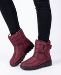 Sigrid | Women's Fleece Lined Buckle Ankle Boots