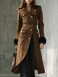 Lucille | Women's Belted Military Trench Coat