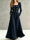 Bridget | Women's Button-Detail Maxi Dress