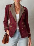 Hazel | Women's Double-Breasted Denim Blazer