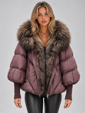 Delia-Gloria | Women's Faux Fur Hooded Puffer Jacket
