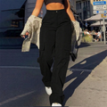 Margot-Agnes | Women's High-Waist Wide-Leg Cargo Pants