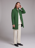 Ruth-Ophelia | Women's Tailored Stand-Collar Coat