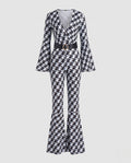 Nadine | Women's Wide-Sleeve V-Neck Jumpsuit
