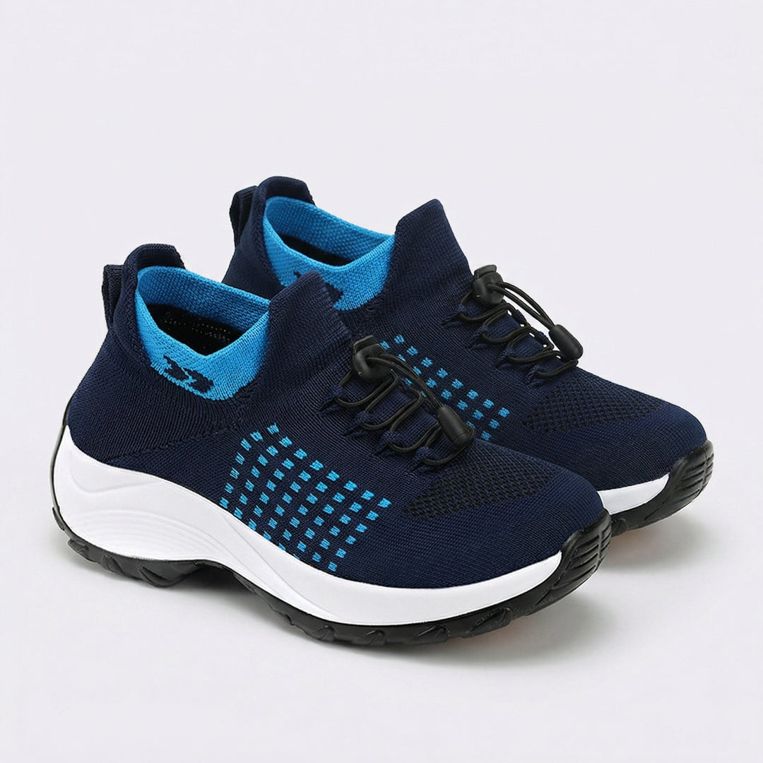 Ambulo Orthopedic Shoes Navy Blue for Women - View 1
