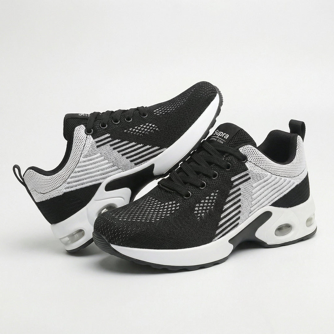 WalkMora Orthopedic Shoes White Black for Women - View 1